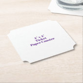 4" x 4" Ticket Untersetzer (angewinkelt)
