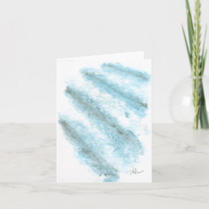 4" x 5,6" gefaltete Notenkarte - "Escaleras" Einladung