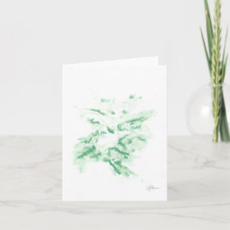 4" x 5,6" gefaltete Notenkarte - "Nube" Einladung