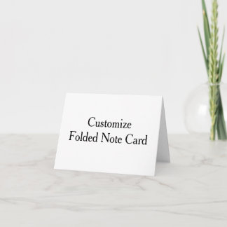 4" x 5,6" gefaltete Notizkarte
