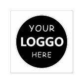 4 x 5" Extra Large Custom Company Logo Rubber Permastempel (Design)