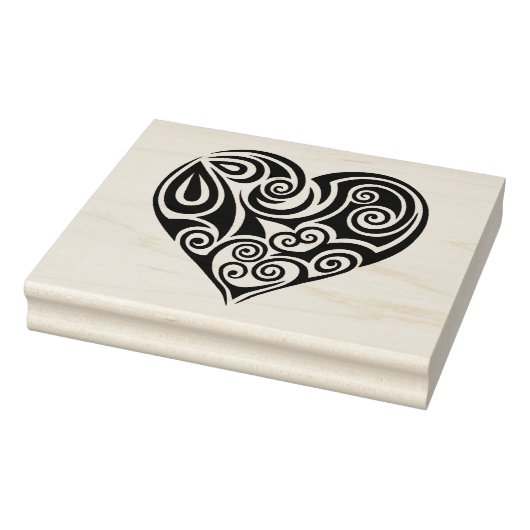 4" x 5" Stempel - Herz (Stempel)