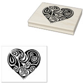 4" x 5" Stempel - Herz (Stempel)