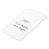 4" x 6" flexibler Fotomagnet Magnet (Linke Seite)
