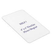 4" x 6" flexibler Fotomagnet Magnet (Rechte Seite)