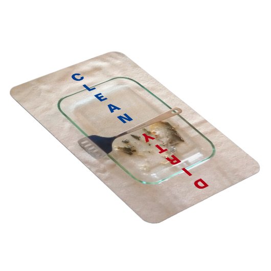 4" x 6" saubere/dirty Backpan Geschirrspüler Magnet (Rechte Seite)