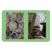 4" x 6" Saubere/dreckige Geschirr Keine Geschirrsp Magnet (Horizontal)