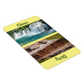 4" x 6" Saubere/schmutzige Geschirrspülmaschine Ma Magnet (Rechte Seite)