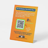 4 x 6 Sockel Sockelschild (Vorderseite)