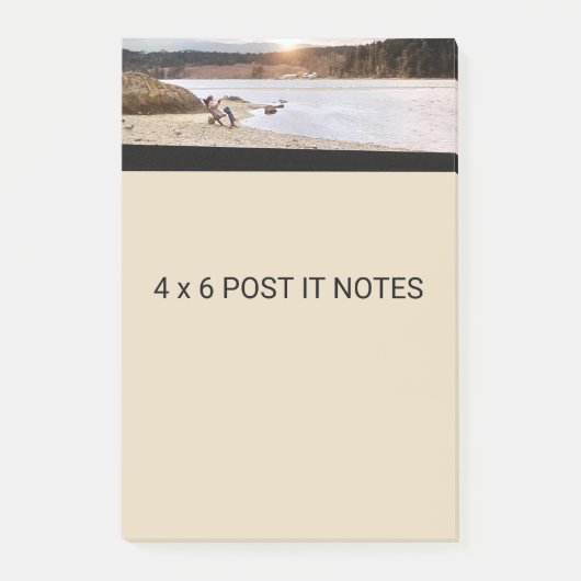 4 x 6 Zoll Beitrag Post-it Klebezettel (Vorderseite)