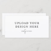 4" x 8" Flachkarte - Landschaft (Vorne/Hinten)