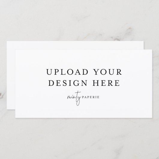 4" x 8" Flachkarte - Landschaft (Vorne/Hinten)