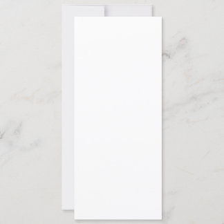 4" x 9,25" Squared Corner Style Einladung zur Hoch