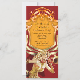 4 x 9,25 Zoll Party Einladung abrufen