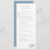 4" x 9" Glacier Lake Menu Menükarte (Vorne/Hinten)