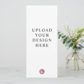 4" x 9" Seating Tag Printing Einladung (Stehend Vorderseite)