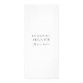 4 x 9 Zoll Glossy Doppelseitige Karte Werbekarte (Hinten)