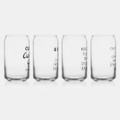 4 x Personalisiertes Formglas 16oz Dosenglas (Rechts)