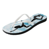 4 Yoga Pose Flip Flops Badesandalen (Schrägansicht)