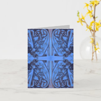 4 Zahlen in der blauen Abstrakten Karte