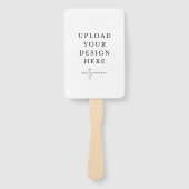 4 Zoll x 6 Zoll Fan Wedding Program Fächer (Vorderseite)