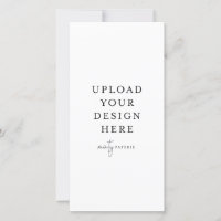 4 Zoll x 8 Zoll Flachkarte - Portrait