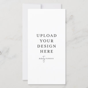 4 Zoll x 8 Zoll Flachkarte - Portrait