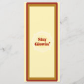 4 Zoll x 9 Zoll großes Flachbildprogramm Programm (Rückseite)