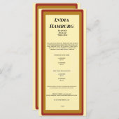 4 Zoll x 9 Zoll großes Flachbildprogramm Programm (Vorne/Hinten)