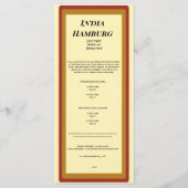 4 Zoll x 9 Zoll großes Flachbildprogramm Programm (Vorderseite)