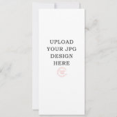 4 Zoll x 9 Zoll Hochzeitsprogramme Einladung (Rückseite)