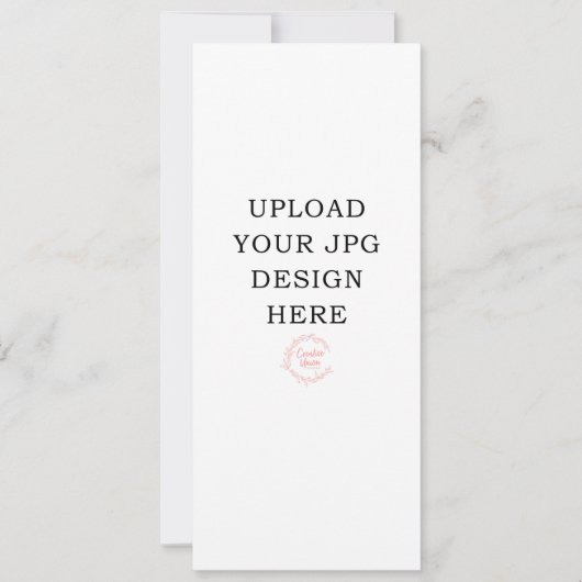 4 Zoll x 9 Zoll Hochzeitsprogramme Einladung (Vorderseite)