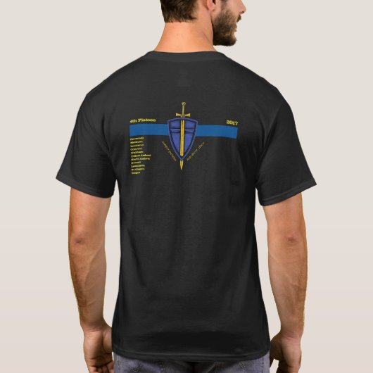 4. Zug mit Abteilungen T-Shirt (Rückseite)