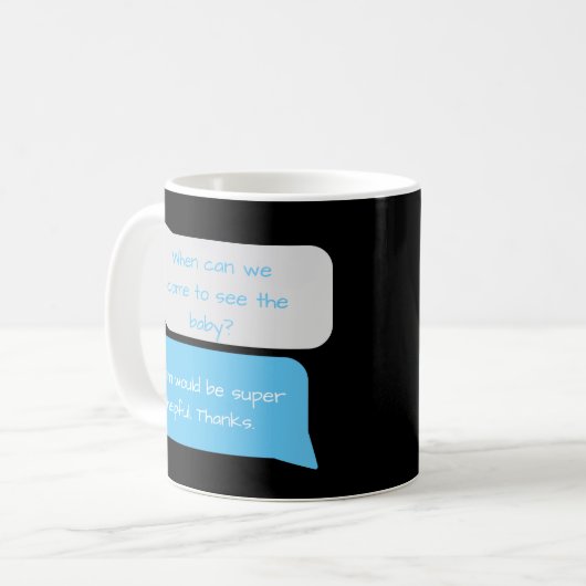 4am Funny New Parters Gesimst Kaffeetasse (Vorderseite Links)