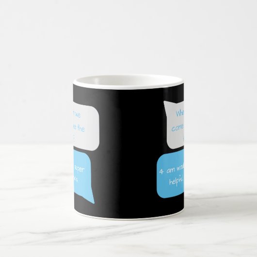 4am Funny New Parters Gesimst Kaffeetasse (Mittel)
