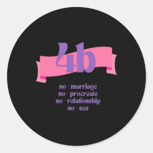 4b Bewegungsaufkleber Runder Aufkleber