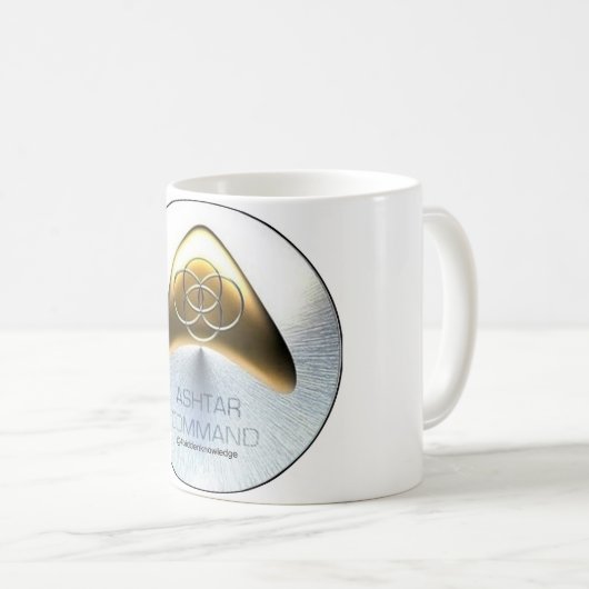 4biddenknowledge Ashtar Befehls-Tasse Kaffeetasse (VorderseiteRechts)