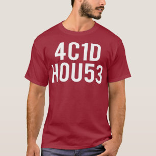 4C1D H0U53 Acid House Musik DJ Rave Party Techno T-Shirt