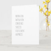 4D Mental Fitness Grußkarte anpassen Karte (Gelbe Blume)