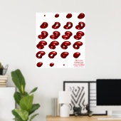 4d-Torus-Fliegenquerschnitt Poster (Heimbüro)