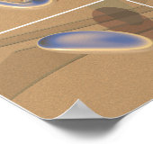 4D torus fly-through cross-section Poster (Ecke)