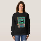 4h Tiermesse Landkreis zeigen Tiere Sweatshirt (Vorne ganz)