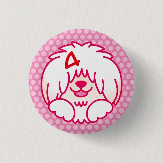 4Hunde ア コ Button (Vorderseite)