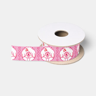 4Hunde ア コ Satinband