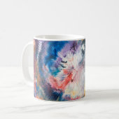 4K Ölmalerei. Farbenfrohe kreative Abstraktion. ab Kaffeetasse (Vorderseite Links)