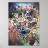 4K Riko Reg und Zeichen in Made in Abyss Poster (Vorne)
