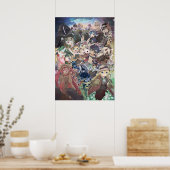 4K Riko Reg und Zeichen in Made in Abyss Poster (Küche)