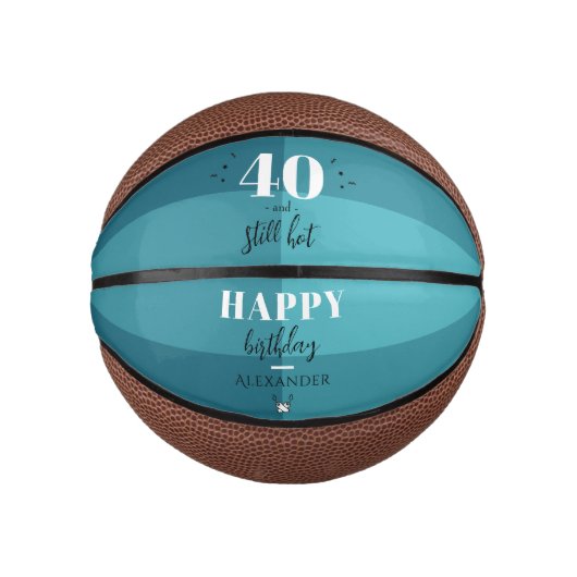 4O und immer noch heiß Mini Basketball (Vorderseite)