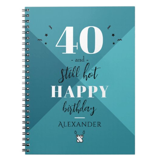 4O und immer noch heiß Notizblock (Vorderseite)