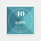 4O und immer noch heiß Serviette (Vorderseite)